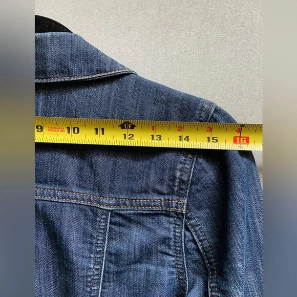 Mavi Short cropped Charlize Jean Jacket Sz  xs - Picture 11 of 13